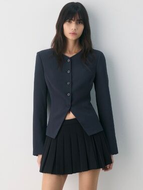 EUC ARITZIA x WILFRED - Regal Blazer in Dark Night Navy, 6